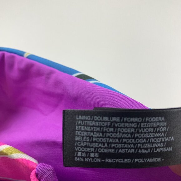 Hurley Max Isla Full Tab Side Bottoms Women's XS Violet Floral Swim Beach Bikini - Picture 6 of 9